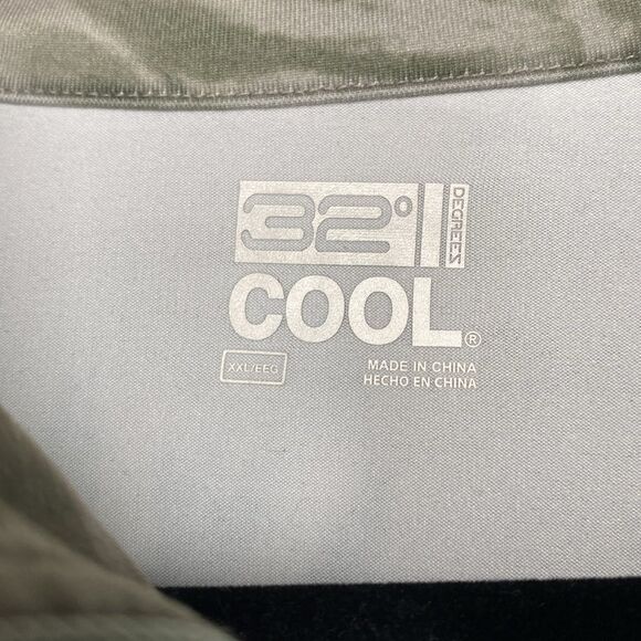 NWT New 32 Degrees 1/2 Zip Tie Dye Green Pullover Size XXL - Picture 3 of 9